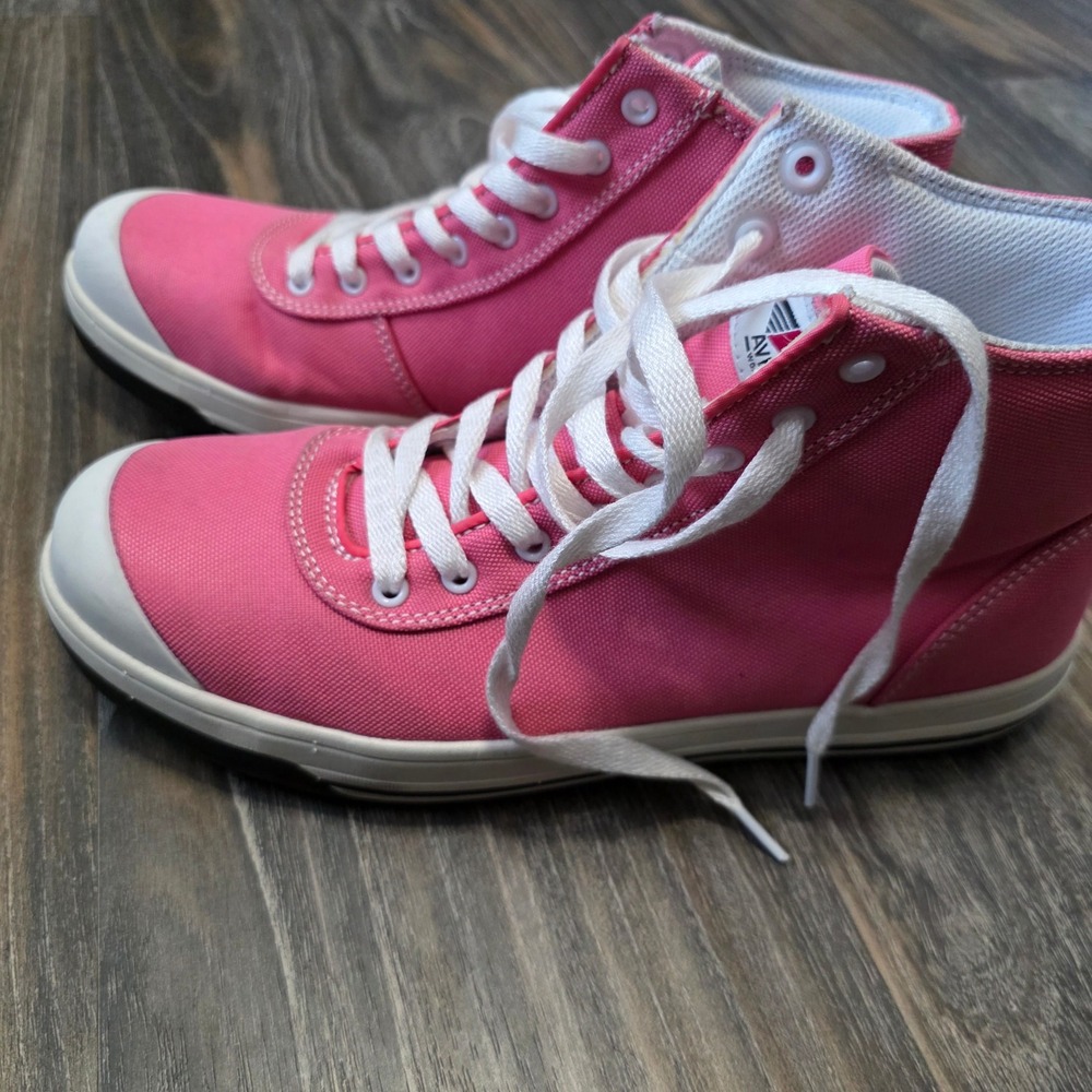 Avenger Blade A205 Pink Canvas Composite Toe Work Boots Womens 11 Wide ASTM EH